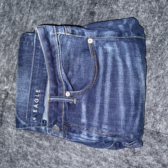 American Eagle Dark Blue Denim 36/30 Straight Airflex - Picture 7 of 7